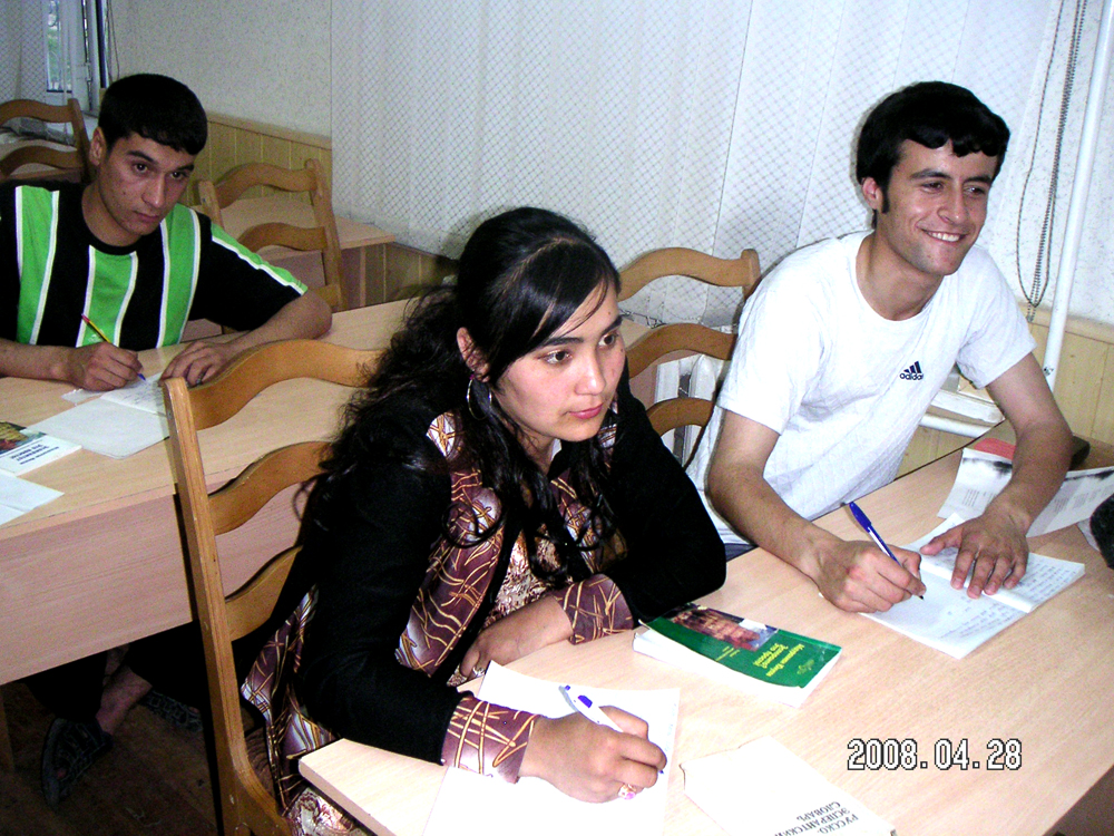 dum leciono en ekonomika instituto, majo, 2008